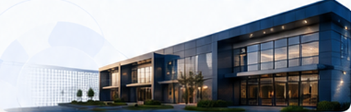 Modern sports venue building